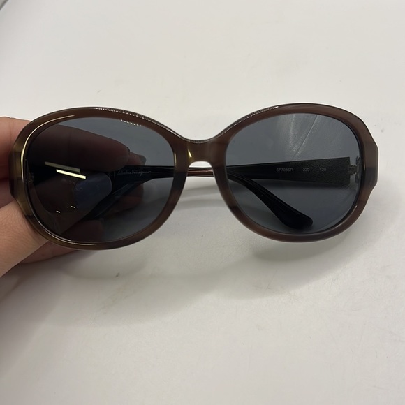 Salvatore Ferragamo Sunglasses Brown Crystal 220 120 Prescription main image 5